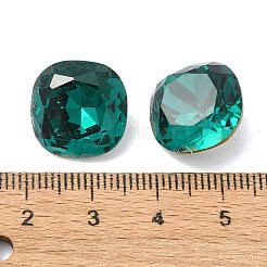 Faceted Glass Rhinestone Cabochons&nbsp;GGLA-C032-02B