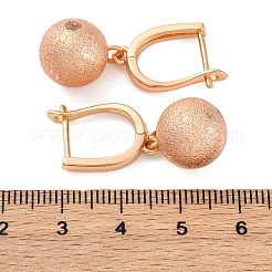 Brass Shimmer Hoop Earrings&nbsp;EJEW-K300-29G