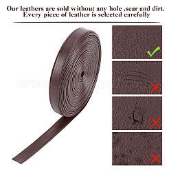 Flat PU Imitation Leather Cord&nbsp;LC-WH0006-05D-01