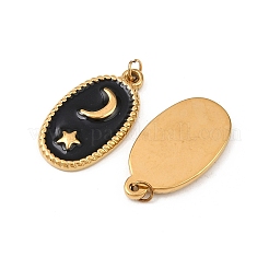 304 Stainless Steel Enamel Pendants&nbsp;STAS-G364-17G-03