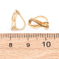 316 Surgical Stainless Steel Clip-on Earring Findings&nbsp;X-STAS-P397-02G