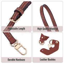 Flat PU Leather Webbing Bag Straps&nbsp;FIND-TA0007-93