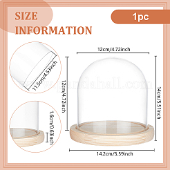 Glass Dome Cover&nbsp;DIY-WH0430-621A