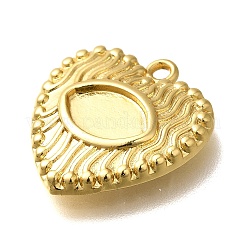 Brass Pendant Cabochon Settings&nbsp;KK-M313-10G