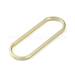 ラックメッキ合金リンキングリング  楕円形のリング  ゴールドカラー  31x11x1.5mm  内径：28.5x8mm&nbsp;PALLOY-K023-07G