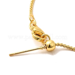 Brass Box Chain Bracelets for Women&nbsp;BJEW-G735-15G-02