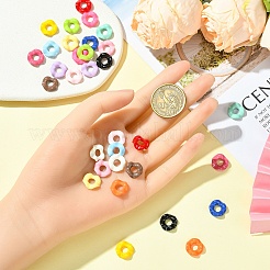 32Pcs 16 Colors Acrylic European Large Hole Beads&nbsp;MACR-YW0004-27