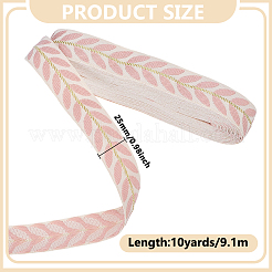チロリアンテープ  ピンク  1インチ（25mm）&nbsp;SRIB-WH0011-279D