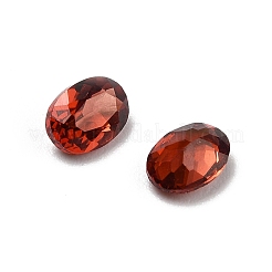 ファセットナチュラルガーネットカボション  後ろ向き  楕円形  4x3x2mm&nbsp;G-I295-05C-16B-02