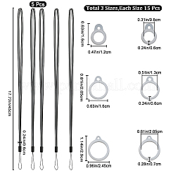 5Pcs Rubber Lanyard Straps&nbsp;DIY-GF0008-20