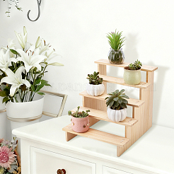 5-Tier Assemble Wood Display Riser Stands&nbsp;ODIS-WH0095-019B