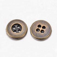 Alloy Buttons&nbsp;X-BUTT-D054-18mm-04