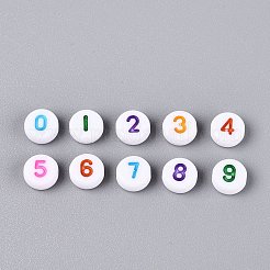 Opaque Acrylic Beads&nbsp;SACR-Q001-12D