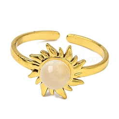 Natural Mixed Stone Finger Rings&nbsp;RJEW-Q822-52G
