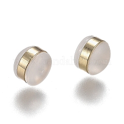 Brass Rings Silicone Ear Nuts&nbsp;SIL-N003-04LG