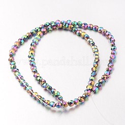 Electroplate Non-magnetic Synthetic Hematite Bead Strands&nbsp;G-F300-34-02