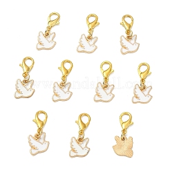 10Pcs Alloy Enamel Pendant Decorations&nbsp;HJEW-YW00355