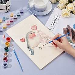 Wood Painting Canvas Panels&nbsp;LS-WOOD-WH0109-07