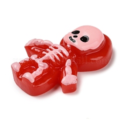 Skeleton Halloween Opaque Resin Decoden Cabochons&nbsp;RESI-R446-01F