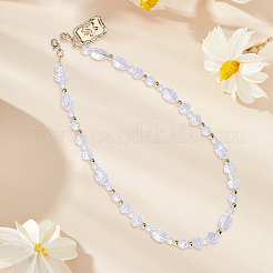 1Pc Glass Pearl & Glass Pendant Decorations&nbsp;HJEW-BM0001-52
