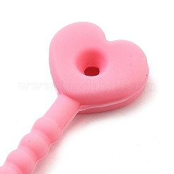 Heart Silicone Cable Ties&nbsp;X-SIL-T057-01I