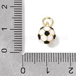 3D Brass Enamel Charms&nbsp;KK-CBAEEA8-01G