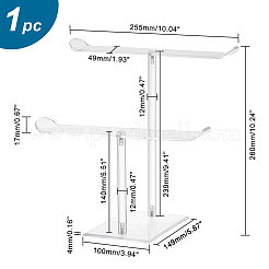 T-shaped Acrylic Headband Organizers&nbsp;ODIS-WH0001-37