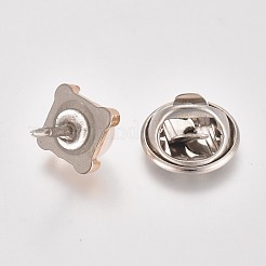 Plastic Safety Brooches&nbsp;JEWB-WH0009-36