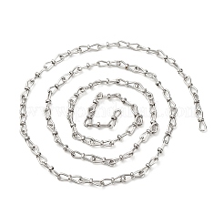 304 Stainless Steel Infinity Link Chains&nbsp;CHS-S012-07P