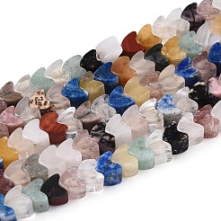 Natural Mixed Gemstone Beads Strands&nbsp;G-T143-32