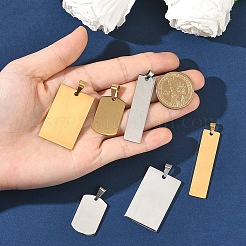 3Pcs 3 Styles Stainless Steel Pendants&nbsp;STAS-YW0003-38G
