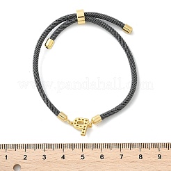 Adjustable Nylon Cord Bracelets&nbsp;X-BJEW-C096-01G-16