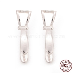925スターリングシルバーアイスピック・ピン・ベイル  銀  22x16x6.5mm  穴：5.4x3mm  ピン：0.7mm&nbsp;STER-D035-40C-03S