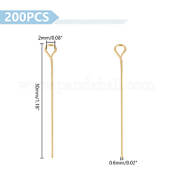 200Pcs 304 Stainless Steel Eye Pins&nbsp;STAS-UN0054-76