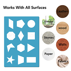Acrylic Earring Handwork Template&nbsp;DIY-WH0359-024