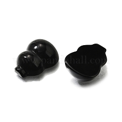 ナチュラルブラックオニキスカボション  染めて加熱したもの  ひょうたん形  21x16x7mm&nbsp;G-Q018-01B