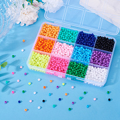 72G 12 Colors Opaque Acrylic Beads&nbsp;SACR-TA0001-54