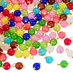 110Pcs 11 Colors Glass Pendants&nbsp;PALLOY-TAC0288