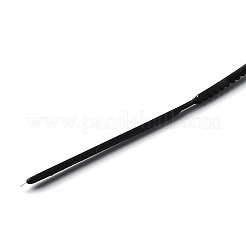 3つ穴プラスチックボタン  縫製なし  ブラック  94x10mm  穴：2mm  30個/袋&nbsp;BUTT-C002-01A