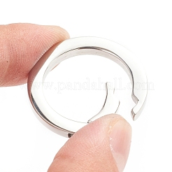 変色防止304ステンレススチールスプリングゲートリング  Oリング  ステンレス鋼色  30x3.5mm  内径：22mm&nbsp;STAS-I133-14A