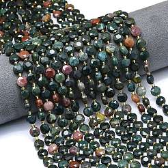 Natural Bloodstone/Heliotrope Stone Beads Strands&nbsp;G-C116-A58-02