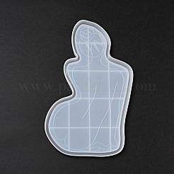 DIY 女神トレイ パレット シリコン製胸像型  貯蔵型  UVレジン用  エポキシ樹脂工芸品作り  ホワイト  280x154x15mm&nbsp;DIY-P070-C03