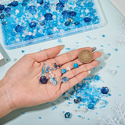 Transparent Spray Paint & Baking Paint Crackle Glass Beads&nbsp;GLAA-TA0003-45