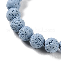 Synthetic Lava Rock Dyed Beads Strands&nbsp;G-H311-08C-06