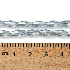 Transparent Electroplate Glass Beads&nbsp;X1-GLAA-K064-05A-PL03