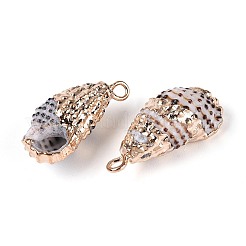 Electroplated Natural Shell Pendants&nbsp;BSHE-T015-04