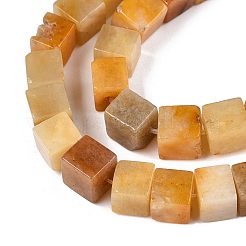 Natural Topaz Jade Beads Strands&nbsp;G-T139-8x8-30B