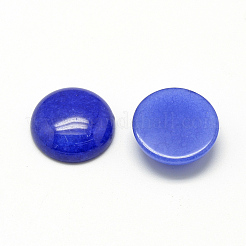 天然石ホワイトジェイドカボション  染め  半円/ドーム  藤紫色  12x5mm&nbsp;G-R416-12mm-03