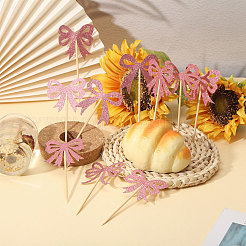 60Pcs Paper Bowknot Cake Toppers Decorations&nbsp;DIY-CA0007-75