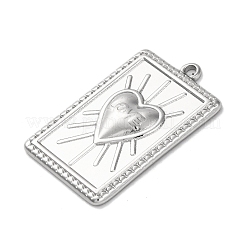 Anti-Tarnish 304 Stainless Steel Pendants&nbsp;STAS-K293-09P